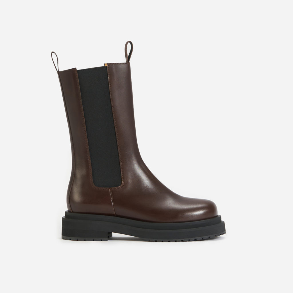 Высокие челси коричневого цвета | VANLIM